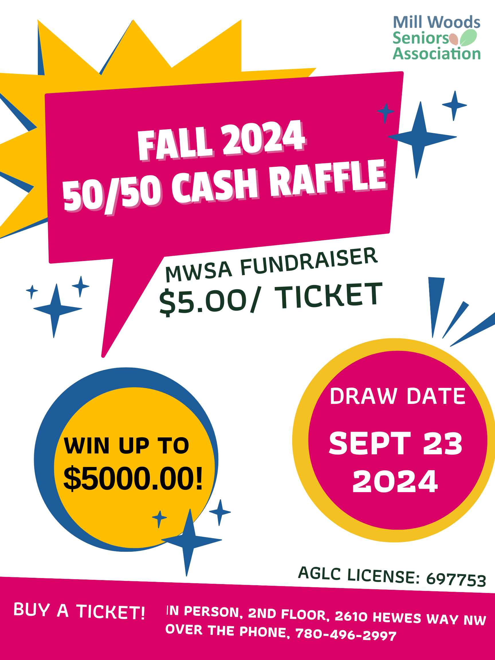 mwsa fall 2024 50-50 cash raffle